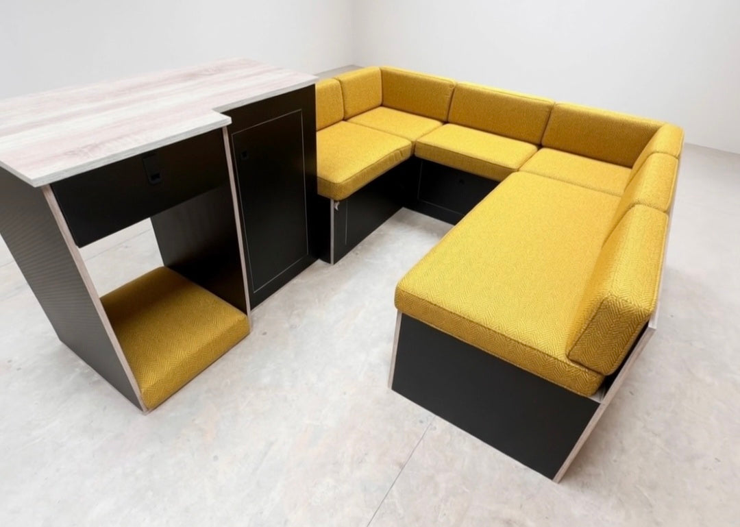 U-Shaped upholstery cushions x 6pcs (any mixed sizes)