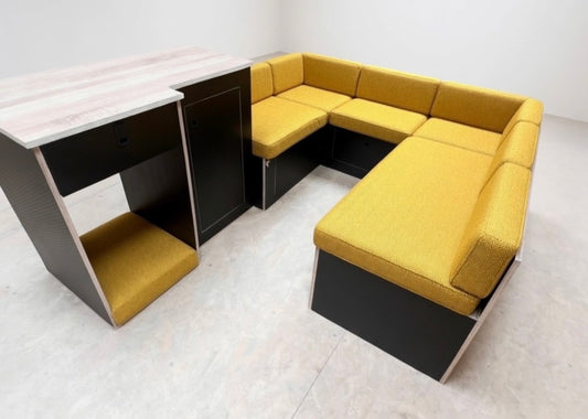U-Shaped upholstery cushions x 6pcs (any mixed sizes)