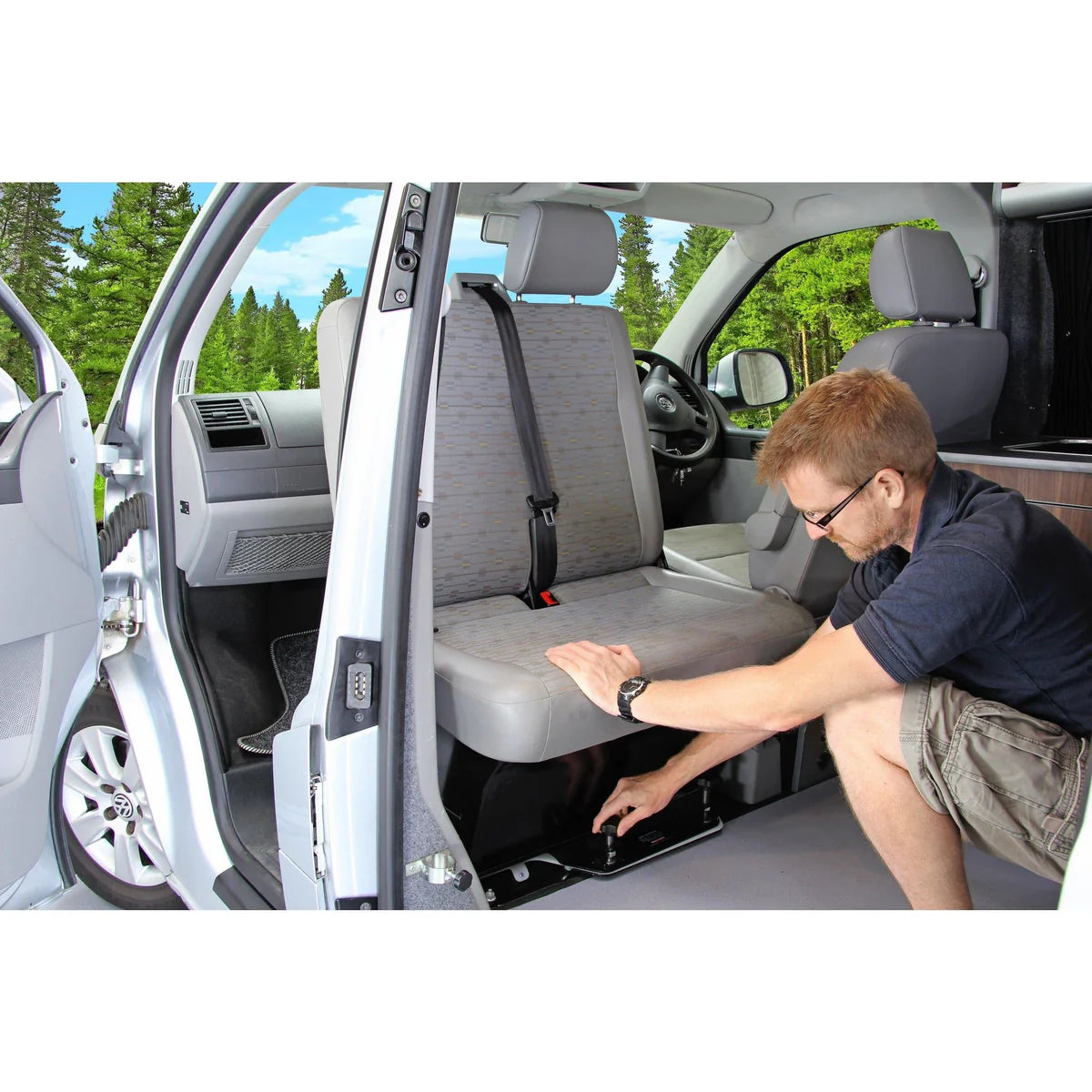 The Original VW Transporter Double Seat Swivel